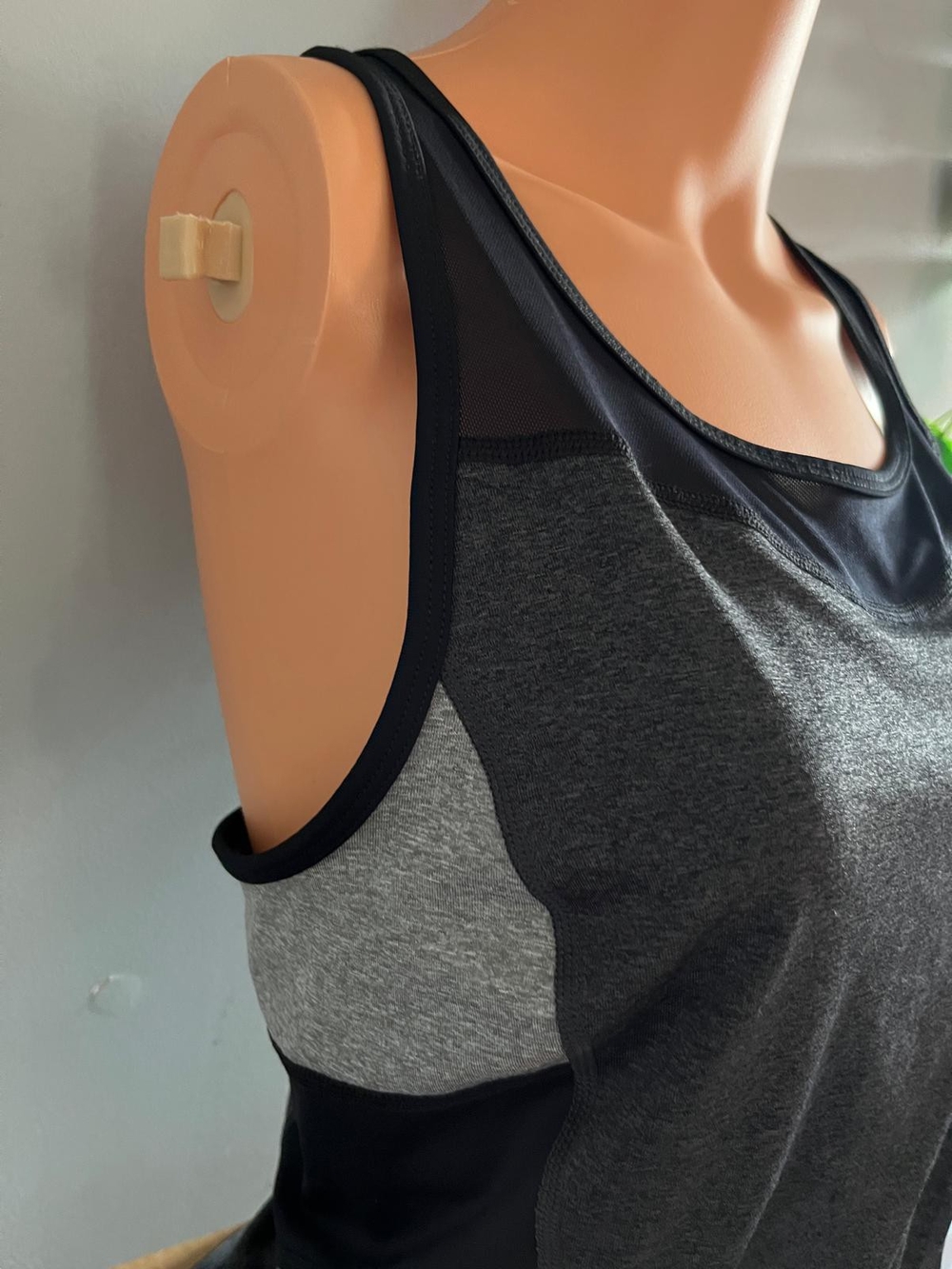 Fila Black & Gray Racerback Performance Tank - Picture 4 of 4